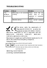 Preview for 9 page of Sunmaki MF-3050 Instruction Manual