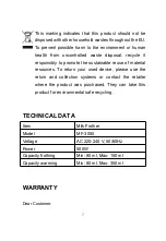 Preview for 10 page of Sunmaki MF-3050 Instruction Manual