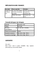 Preview for 24 page of Sunmaki MF-3050 Instruction Manual