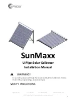 Предварительный просмотр 1 страницы SunMaxx Solar ThermoPower VDF20 Installation Manual