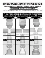 Предварительный просмотр 6 страницы Sunn Fun 4 Foot Centers Oval Pool 420869-14 Assembly Instructions Manual