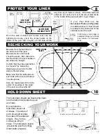 Предварительный просмотр 13 страницы Sunn Fun 4 Foot Centers Oval Pool 420869-14 Assembly Instructions Manual