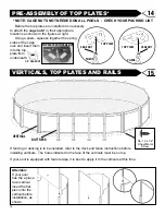 Предварительный просмотр 18 страницы Sunn Fun 4 Foot Centers Oval Pool 420869-14 Assembly Instructions Manual