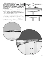 Предварительный просмотр 19 страницы Sunn Fun 4 Foot Centers Oval Pool 420869-14 Assembly Instructions Manual