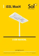 Sunna Design Sol iSSL Maxi4 User Manual preview