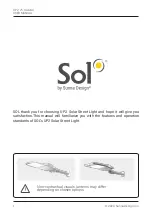 Предварительный просмотр 2 страницы Sunna Design Sol UP2 User Manual