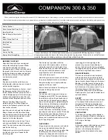 SunnCamp Companion 300 Manual preview