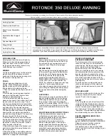 SunnCamp ROTONDE 350 DELUXE Instructions preview