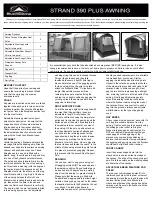 SunnCamp Strand 390 Plus Instructions preview