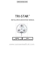 SUNNEX TRI-STAR TS2015M Installation And Service Manual предпросмотр