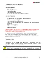 Preview for 3 page of SUNNEX TRI-STAR TS2015M Installation And Service Manual