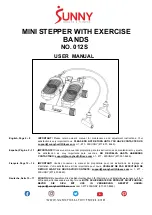 Preview for 1 page of Sunny Health & Fitness 012S User Manual