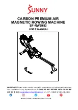 Sunny Health & Fitness CARBON PREMIUM AIR MAGNETIC User Manual preview