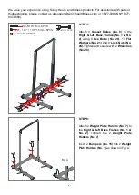 Preview for 7 page of Sunny Health & Fitness ESSENTIAL POWER RACK SF-XF920063 User Manual