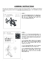 Preview for 6 page of Sunny Health & Fitness P8400 User Manual