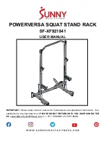 Sunny Health & Fitness POWERVERSA SF-XF921041 User Manual preview