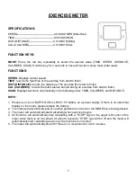 Preview for 10 page of Sunny Health & Fitness SF-B0891 User Manual