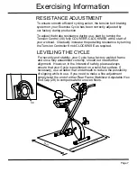 Preview for 8 page of Sunny Health & Fitness SF-B1004 Assembly & User Manual