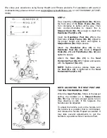 Preview for 11 page of Sunny Health & Fitness SF-B1805 User Manual