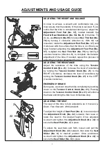 Preview for 10 page of Sunny Health & Fitness SF-B1851 User Manual