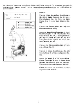 Preview for 12 page of Sunny Health & Fitness SF-B2916 User Manual