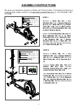 Preview for 8 page of Sunny Health & Fitness SF-E321005 User Manual