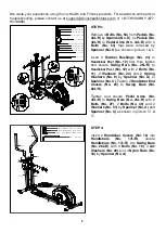 Preview for 9 page of Sunny Health & Fitness SF-E321005 User Manual