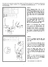 Preview for 9 page of Sunny Health & Fitness SF-E322002 User Manual