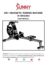 Preview for 1 page of Sunny Health & Fitness SF-RW520008 User Manual