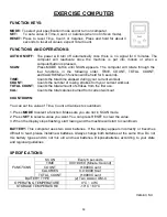 Preview for 15 page of Sunny Health & Fitness SF-RW5515 User Manual