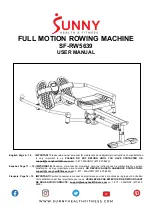 Sunny Health & Fitness SF-RW5639 User Manual preview