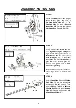 Preview for 6 page of Sunny Health & Fitness SF-RW5728 User Manual