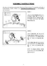 Preview for 11 page of Sunny Health & Fitness SF-RW5801 User Manual