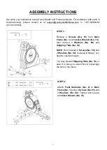 Preview for 6 page of Sunny Health & Fitness SF-RW5885 User Manual