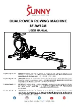 Sunny Health & Fitness SF-RW5935 User Manual preview