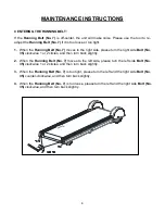 Preview for 9 page of Sunny Health & Fitness SF-T7878 User Manual