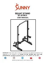 Sunny Health & Fitness SF-XF9931 User Manual preview