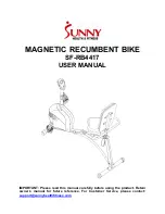 Sunny SF-RB4417 User Manual preview
