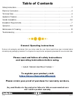 Preview for 2 page of Sunnydaze Decor ATN-378 General Operating Instructions