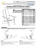 Sunnydaze Decor Carnlough Chair Instructions предпросмотр