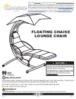 Preview for 1 page of Sunnydaze Decor Floating Chaise Quick Start Manual