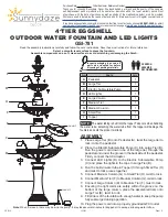 Sunnydaze Decor GSI-781 Quick Start Manual предпросмотр