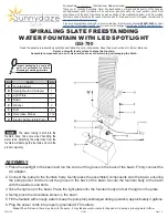 Sunnydaze Decor GSI-790 Instructions предпросмотр