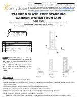 Предварительный просмотр 1 страницы Sunnydaze Decor GSI-806 Quick Start Manual