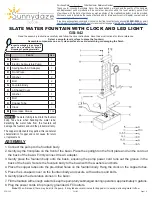 Предварительный просмотр 1 страницы Sunnydaze Decor GSI-842 Manual