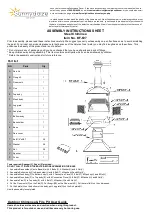 Preview for 1 page of Sunnydaze Decor KF-607 Assembly Instruction Sheet