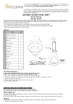 Sunnydaze Decor KF-614 Assembly Instruction Sheet preview