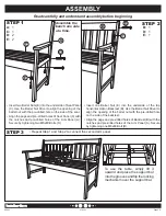 Предварительный просмотр 2 страницы Sunnydaze Decor MERANTI FRN-498 Assembly Instructions