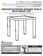 Предварительный просмотр 1 страницы Sunnydaze Decor TLA-859 Assembly Instructions