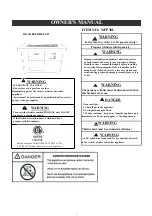 Sunnydaze Decor WFP38L Owner'S Manual preview